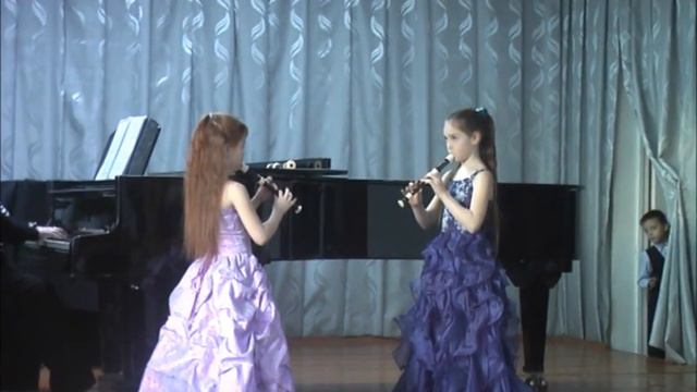 Василиса и Полина "Санта Лючия" 17 февраля.wmv смотреть онлайн