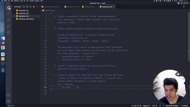 Exercises: Generators - Javascript In Depth смотреть онлайн