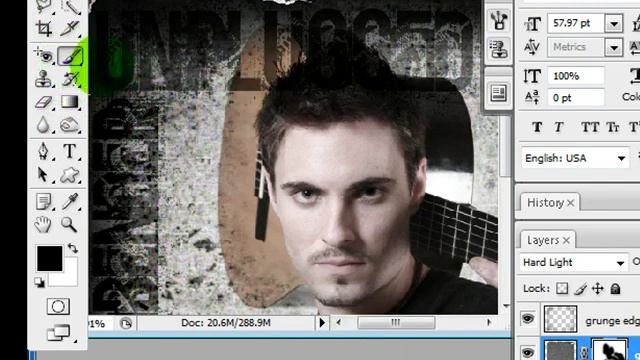Grunge - Texture Tutorial Photoshop Part 2 смотреть онлайн