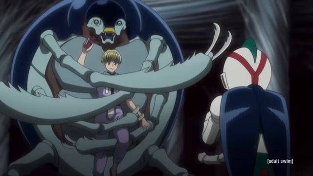 HXH 2011- Shalnark VS Chimera Ant ( English Dub )