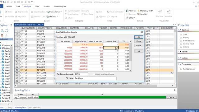IDEA 10.3 Stratified Random Sample смотреть онлайн