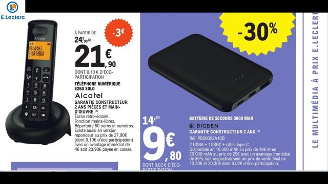 CATALOGUE LECLERC 2023/PROMO DU 01 AOUT AU 02 SEPTEMBRE INCLUS/ AVEC MON AVIS / GO TO SCHOOL ET ECO смотреть онлайн
