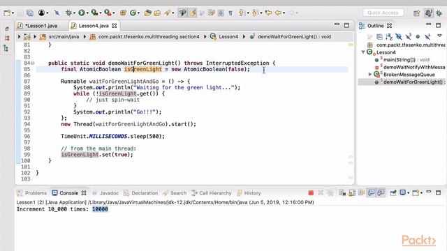Java Concurrency & Multithread in Practice:Atomic Type & Compare-and-Set Approach| packtpub.com смотреть онлайн