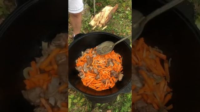 Плов на бараньем курдюке на скорую руку! Быстрый рецепт смотреть онлайн