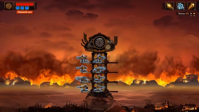 Steampunk Tower 2 - Прохождение №6 Франция Первый БОСС смотреть онлайн