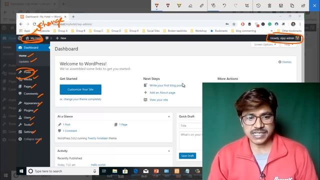 Video 4: WordPress Dashboard Tutorial 2020 [Hindi] смотреть онлайн