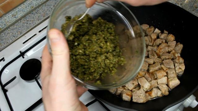Свинина, говядина в грузинском соусе сациви, сытный и вкусный ужин смотреть онлайн