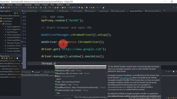 How to get HAR file in Selenium WebDriver & BrowserMob Proxy | Java| Export Network Logs as HAR fil
