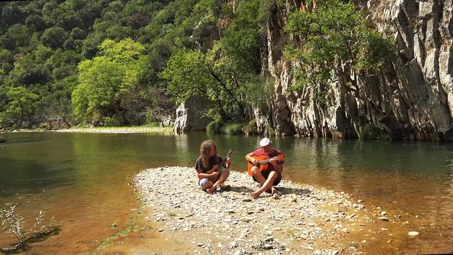 528Hz Binaural Beats Sweet Guitar Relaxing Stress Relief River Nature Sound Study Sleep Music