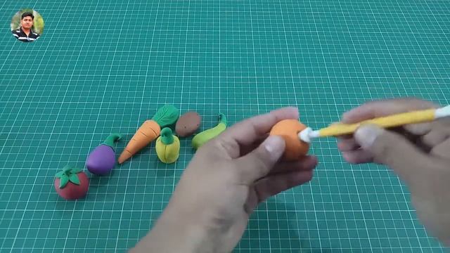 Play doh Vegetables with Basket making. Tutorial making vegetable with clay for kids. Toy for kids. смотреть онлайн