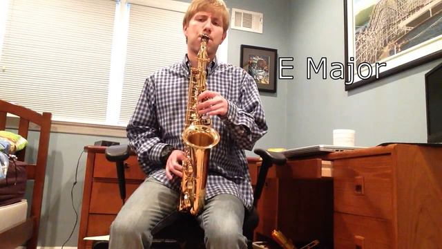 All Major Scales on Alto Saxophone and Arpeggios смотреть онлайн