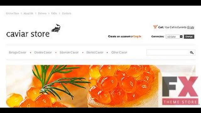 Preview White and Orange Food Store VirtueMart Template by смотреть онлайн