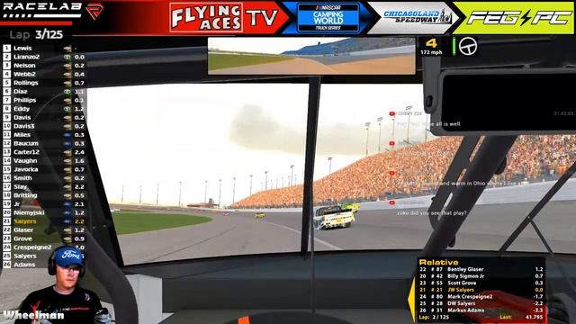 NASCAR: Chicago & Rockingham: Flying Aces TV: 4 June 2021