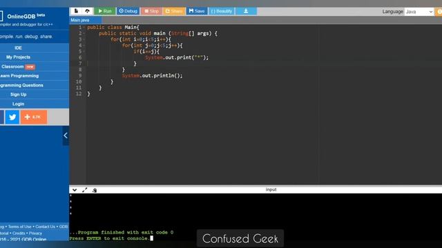 diagonal line star pattern program | programming tutorials смотреть онлайн