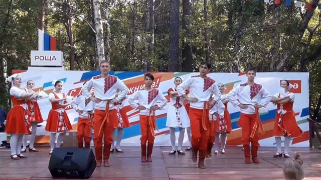 "Калинка". Празднование Дня железнодорожника и 15-летия ОАО "РЖД". смотреть онлайн