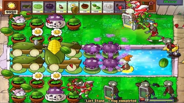 Plants Vs Zombies | Last Stand Endless | Marigold 3 Types of Upgraded Plants vs All Zombies FULL HD смотреть онлайн