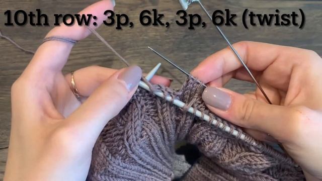How To Knit A Hat | How To Knit Beanie Hat With Cables