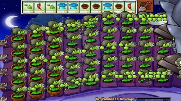 Plants vs Zombies Epic Hack | Gatling Pea Twin-Sunflower vs All Zombie PvZ