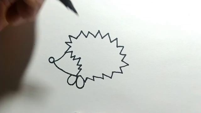 Как нарисовать ёжика смотреть онлайн