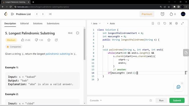 5.Longest Palindromic Substring #leetcode #leetcodequestionandanswers #leetcodesolution #java #hind смотреть онлайн