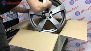 Литые диски Dezent TD в цвете Graphite