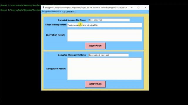 RSA Encryption Decryption Using Python Message Encryption Using RSA Algorithm смотреть онлайн
