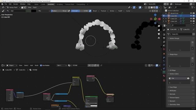 How I created this epic fantasy gate in Blender смотреть онлайн