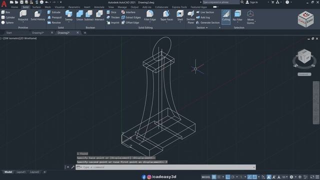 AutoCAD - Exercise 20 | 3D practice design on AutoCAD | How to draw 3D objects on AutoCAD смотреть онлайн