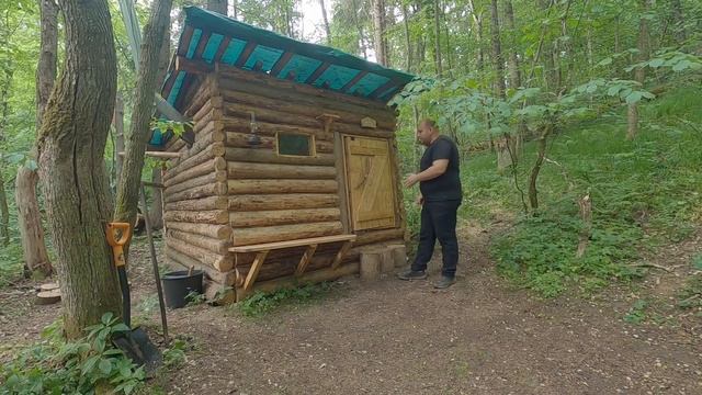 Обзор лесного лагеря | ЛЕСНОЙ ДОМ | ЗЕМЛЯНКА | ИЗБА | БАНЯ | FOREST HOUSE | DUGOUT | HUT