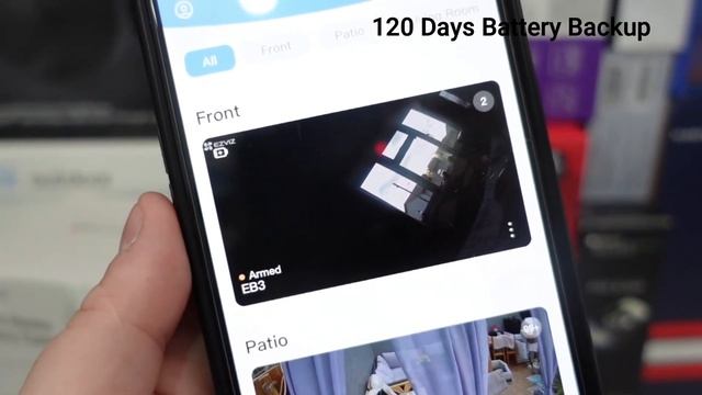 Ezviz EB3 WiFi Camera, Battery Powered CCTV Camera, Color Night Vision, 2-Way Talk, Human Detection