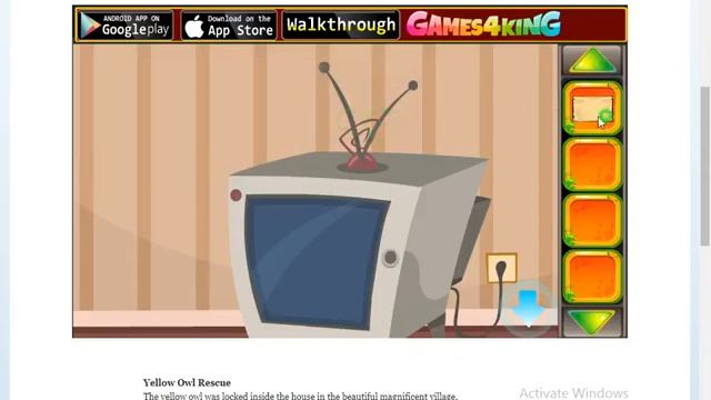 Yellow Owl Rescue Game смотреть онлайн