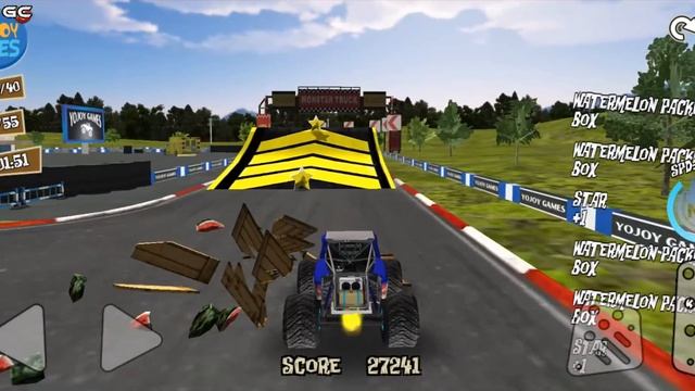 Monster Truck Racing Xtreme Destruction Stunt LV17 22 4x4 Monster Car Game - Android Gameplay #3 смотреть онлайн
