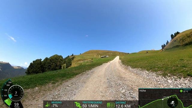120 Minute MTB Virtual Cycling Workout Alps ?♂️ Dolomiti Italy Gopro Max Ultra HD Garmin Video смотреть онлайн