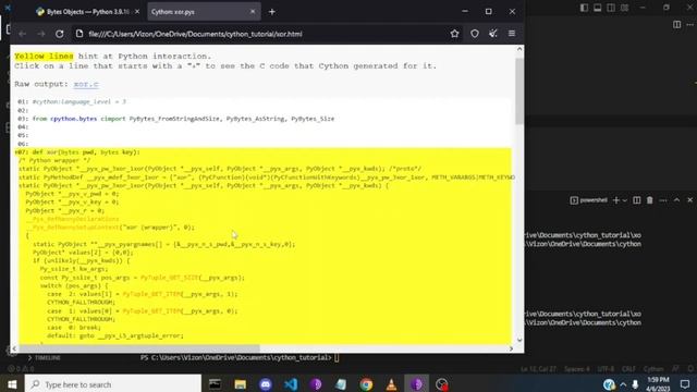 Cython Tutorial 4 Optimizing PyBytes usage смотреть онлайн