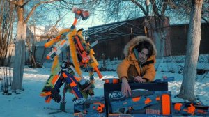 Отряд нёрф элит 2.0! Распаковка огромного бокса с бластерами. // Дизмон