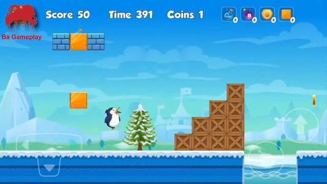 Penguin run Gameplay Android Part2 смотреть онлайн