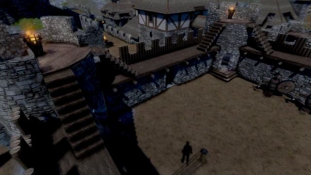 Medieval Engineers Полноценный город с Замком. смотреть онлайн