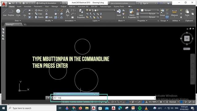 WHAT TO DO WHEN THE MOUSE WHEEL DOES NOT PERFORM PAN IN AUTOCAD? смотреть онлайн