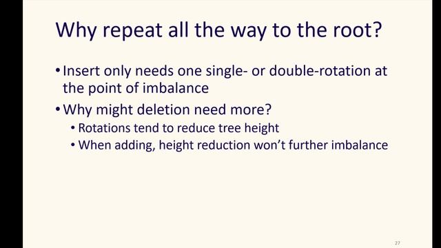 AVL Tree 3: Deletion смотреть онлайн