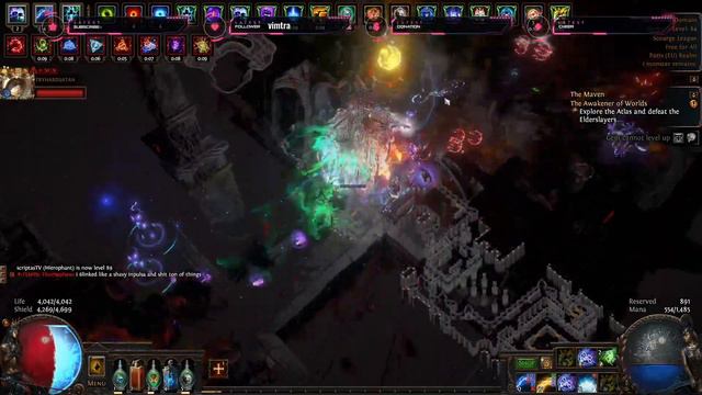 Totem Arc build-Hierophant Templar 3.16 scourge. gameplay смотреть онлайн