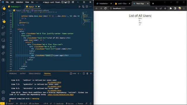 CRUD Tutorial Using React + Firebase + Tailwind | Firebase 9 and Firestore Tutorial смотреть онлайн