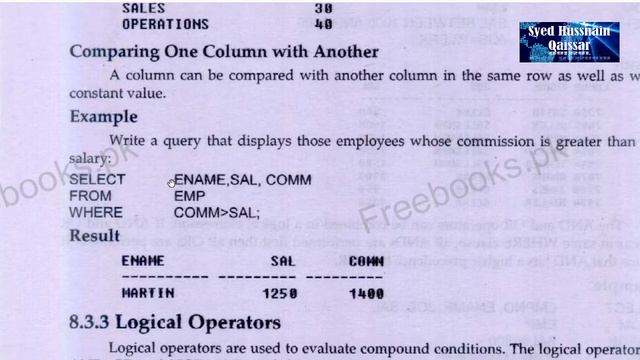 operations in sql смотреть онлайн