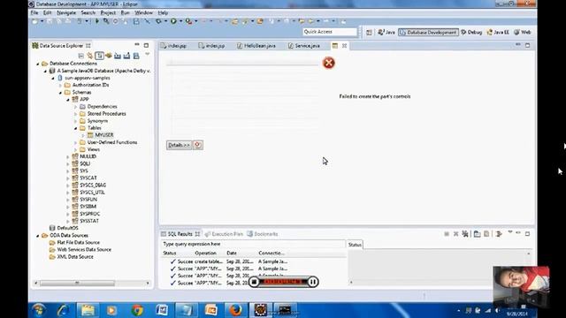 Using EJB,JPA and Database in Servlet using Jsp in Eclipse смотреть онлайн