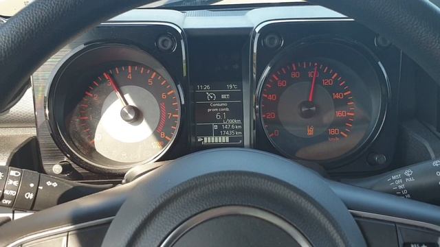 SUZUKI JIMNY Manual CONSUMOS y REVOLUNCIONES A 80, 90, 100, 110, 120 km/h смотреть онлайн