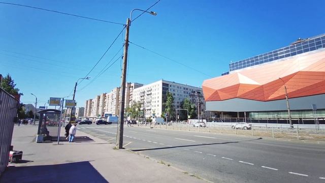 Гражданский проспект дальше Ручья. Санкт-Петербург. От метро и до сада Прометей.