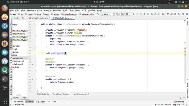 How To Make Music Player App In Android Studio Tutorial Read Songs From Phone Part - 1. смотреть онлайн