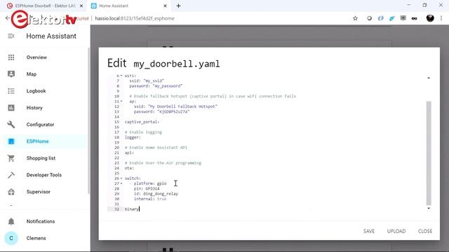 How-To: Integrate You Doorbell in Home Assistant Using ESPHome смотреть онлайн
