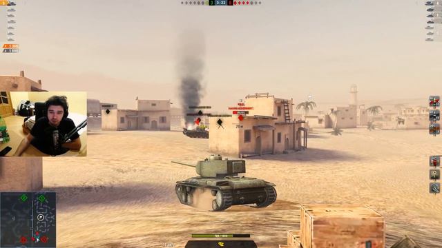 WoT Blitz - Почему я боюсь союзников. Тройное везение - World of Tanks Blitz (WoTB) смотреть онлайн