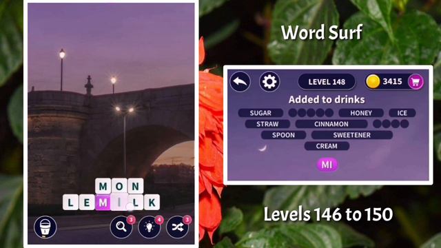 Word Surf levels 146 to 150 смотреть онлайн