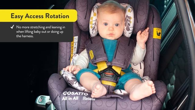 Cosatto All in All Rotate Car Seat Demonstration смотреть онлайн